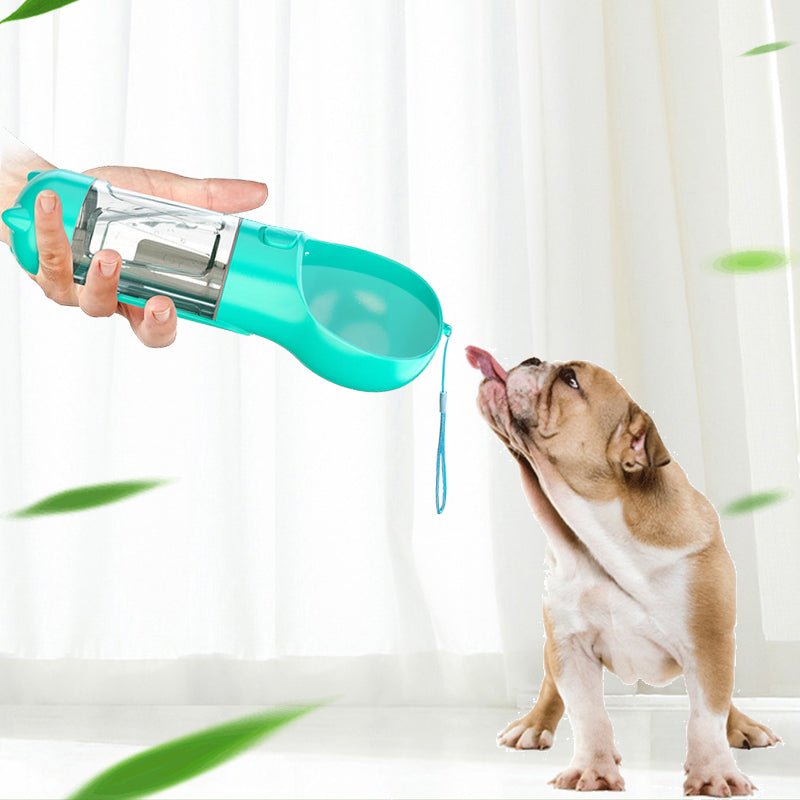 Ready Stock Wholesale & OEM Multifunction Portable Water Bottle With Food & Poop Bag Storage - Feisuo Pet