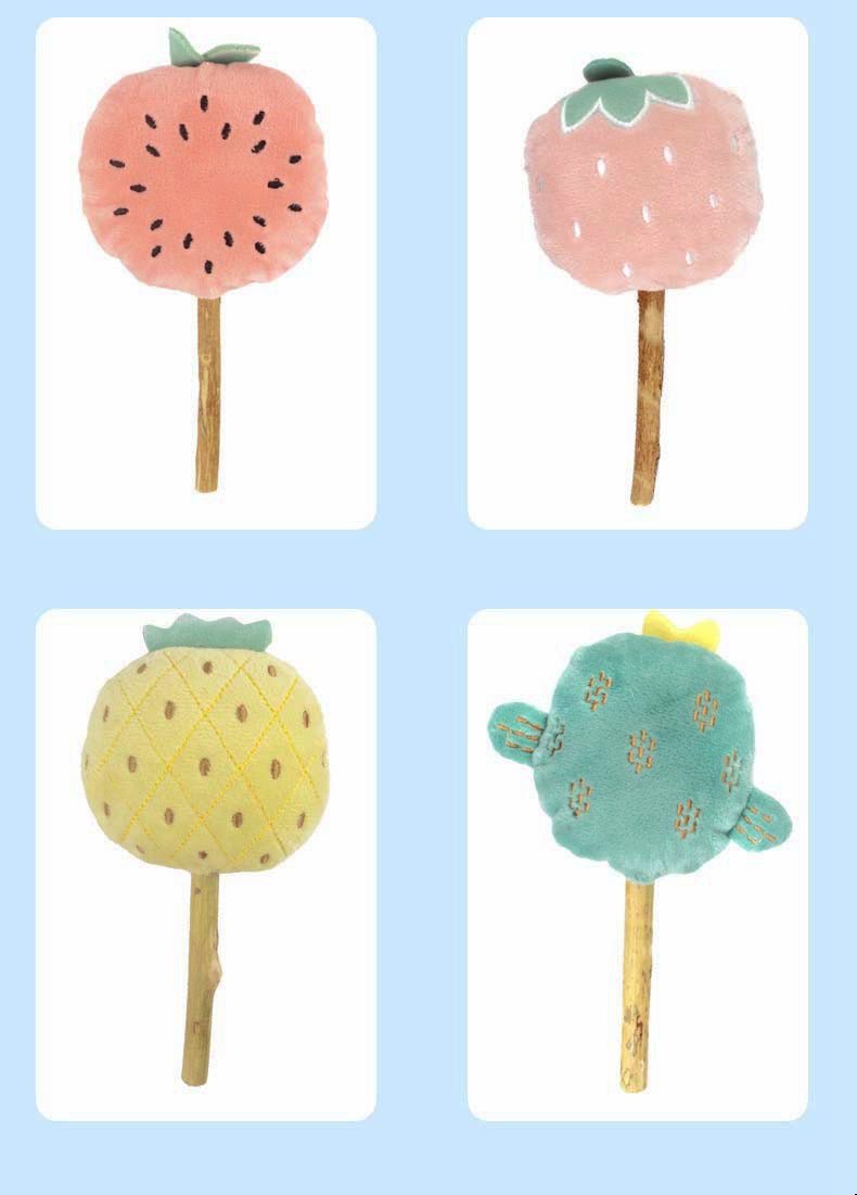 Ready Stock Wholesale & OEM Mutian Polygonum Stick Fruit Plush Toy Molar Stick - Feisuo Pet