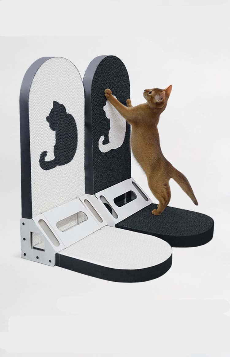 Ready Stock Wholesale & OEM New Arrival Stand L Shape Cat Scratching Board - Feisuo Pet