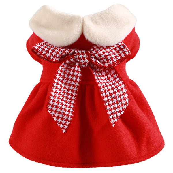 Ready Stock Wholesale & OEM New Year Red Noble Pet Winter Dress Coat - Feisuo Pet