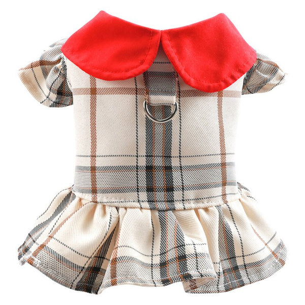 Ready Stock Wholesale & OEM Noble Plaid Pet Cat Dog Dress - Feisuo Pet