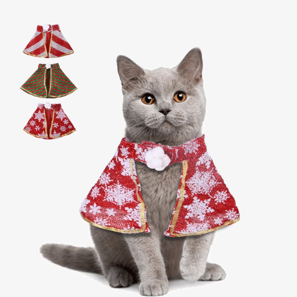 Ready Stock Wholesale & OEM Pet Christmas Clothing Cloak for Dog Cat Cape | Feisuo Pet