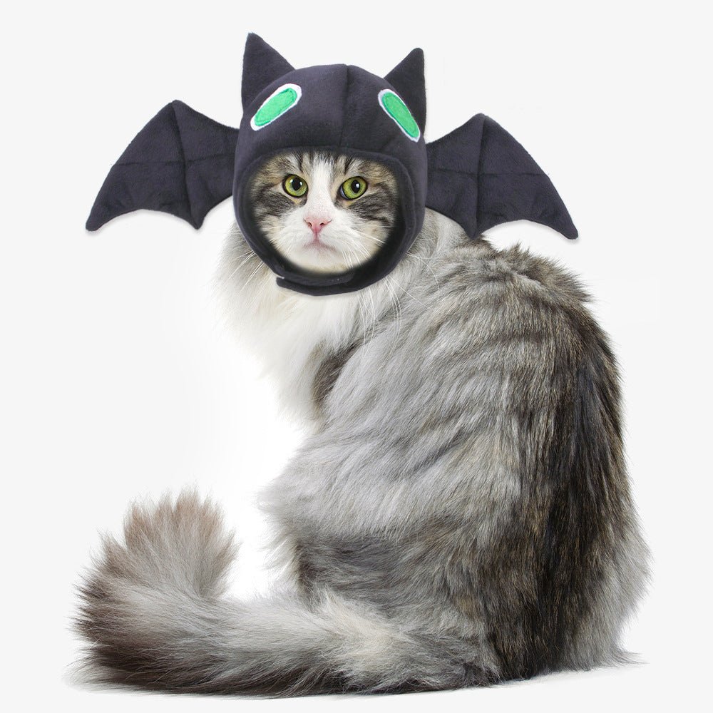 Ready Stock Wholesale & OEM Pet Halloween Dog Clothing Funny Bat Headgear | Feisuo Pet