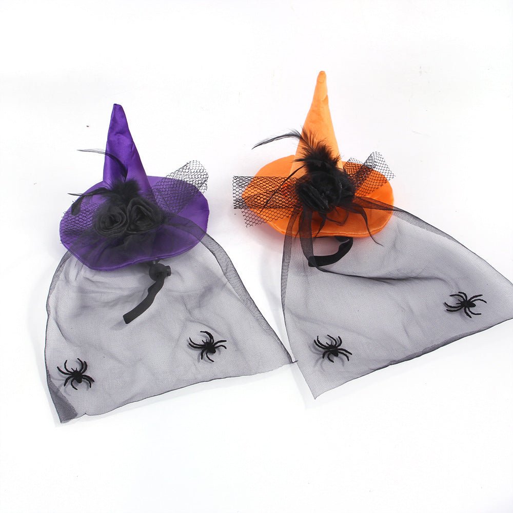 Ready Stock Wholesale & OEM Pet Halloween Hat Spider Headgear - Feisuo Pet