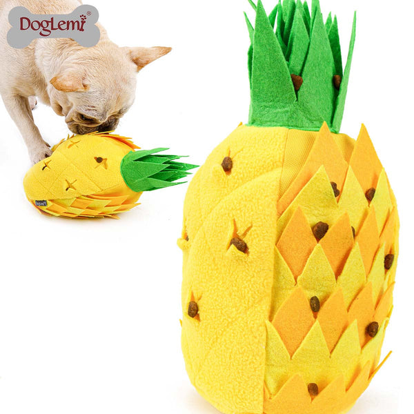 Ready Stock Wholesale & OEM Pineapple Shape Puzzle Food Hiden Toys Snuffle Toy | Feisuo Pet