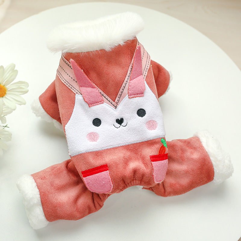 Ready Stock Wholesale & OEM Pink Carrot Rabbit Winter Pet Coat - Feisuo Pet
