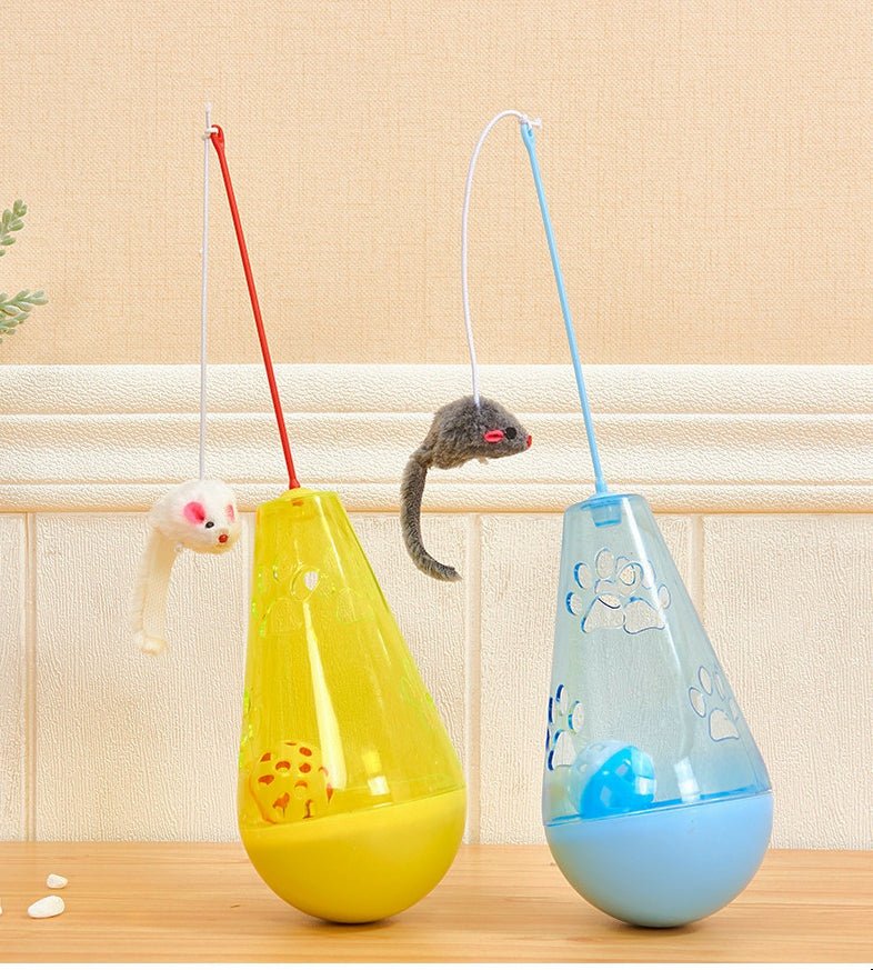 Ready Stock Wholesale & OEM Plush Mouse Bell Ball Tumbler - Feisuo Pet