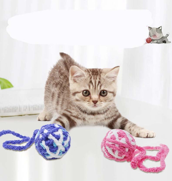 Ready Stock Wholesale & OEM Plush Yarn Ball Cat Toy - Feisuo Pet