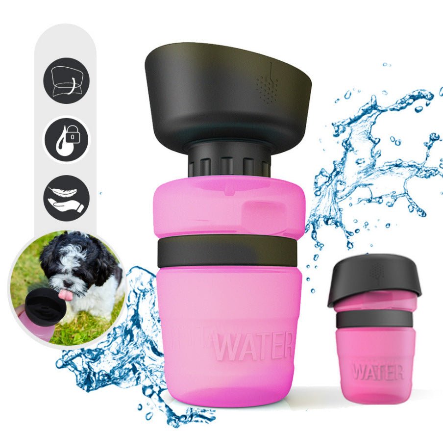 Pink Pet Bottle Outdoor Feeding Products Suppliers for Small Business Wholesale In Stock