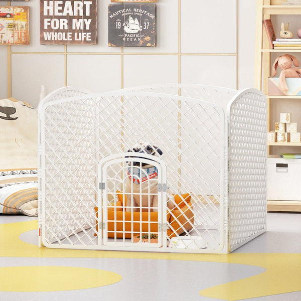 Ready Stock Wholesale OEM Resin Material Pet Dog Fence Foldable Cage | Feisuo Pet