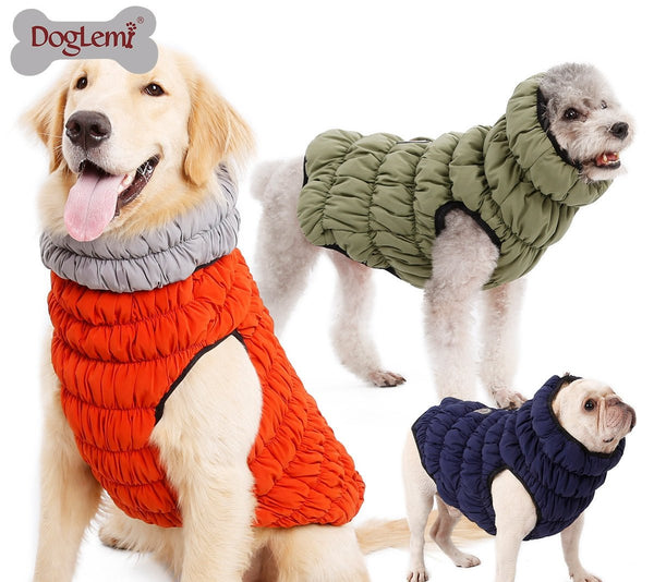 Ready Stock Wholesale & OEM Reversible Pet Clothing Stretch Warm Dog Coat Popular in Northern Europe | Feisuo Pet