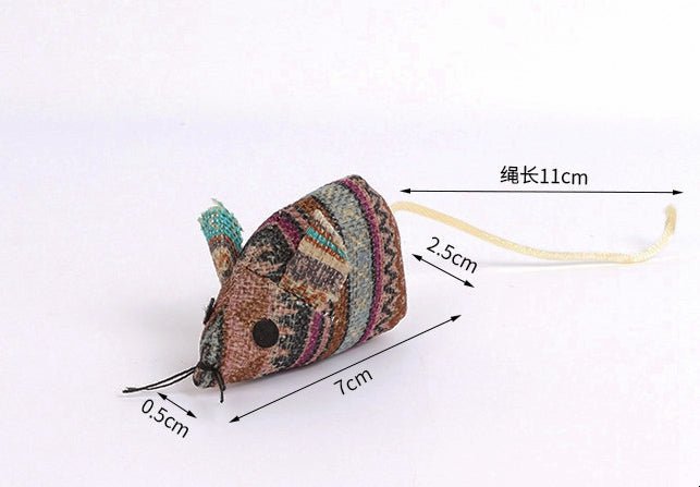 Ready Stock Wholesale & OEM Simulation Mouse Plush Toy With Catnip - Feisuo Pet