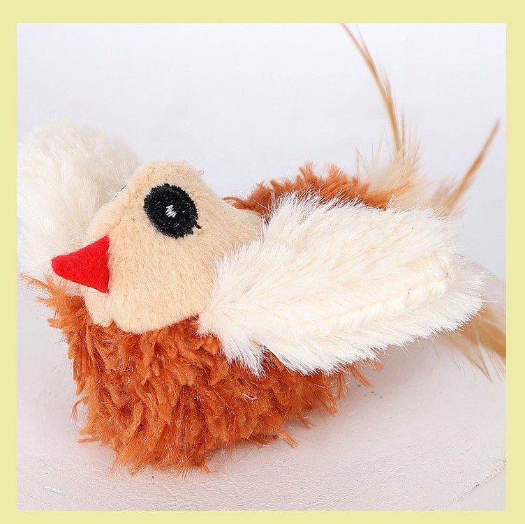 Ready Stock Wholesale & OEM Simulation Sounding Bird Toy with Catnip - Feisuo Pet