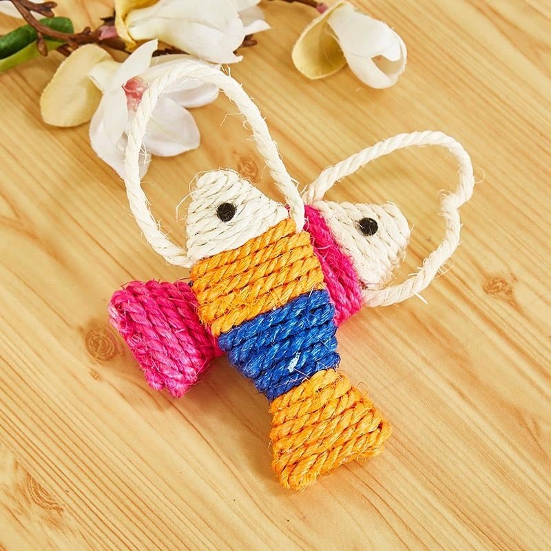 Ready Stock Wholesale & OEM Sisal Color Fish Cat Scratch Board Toy | Feisuo Pet