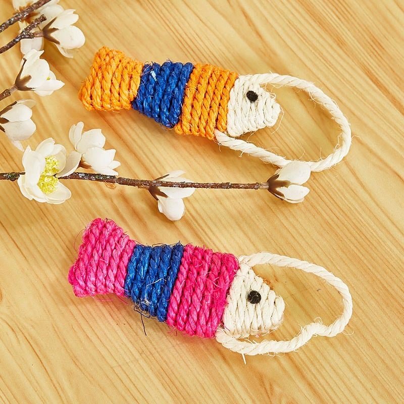 Ready Stock Wholesale & OEM Sisal Color Fish Cat Scratch Board Toy - Feisuo Pet