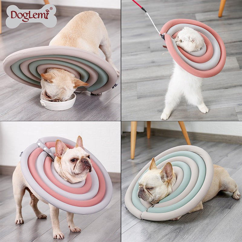 Ready Stock Wholesale & OEM Soft Dog Cat Elizabeth Circle Collar Easy to Use - Feisuo Pet