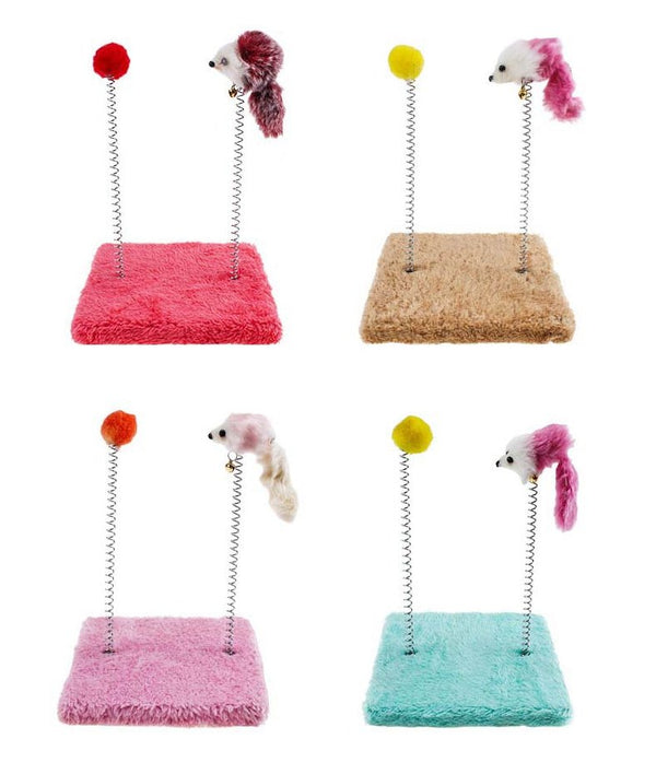 Ready Stock Wholesale & OEM Spring Mouse Small Square Cat Tree Cat Climbing Toy - Feisuo Pet