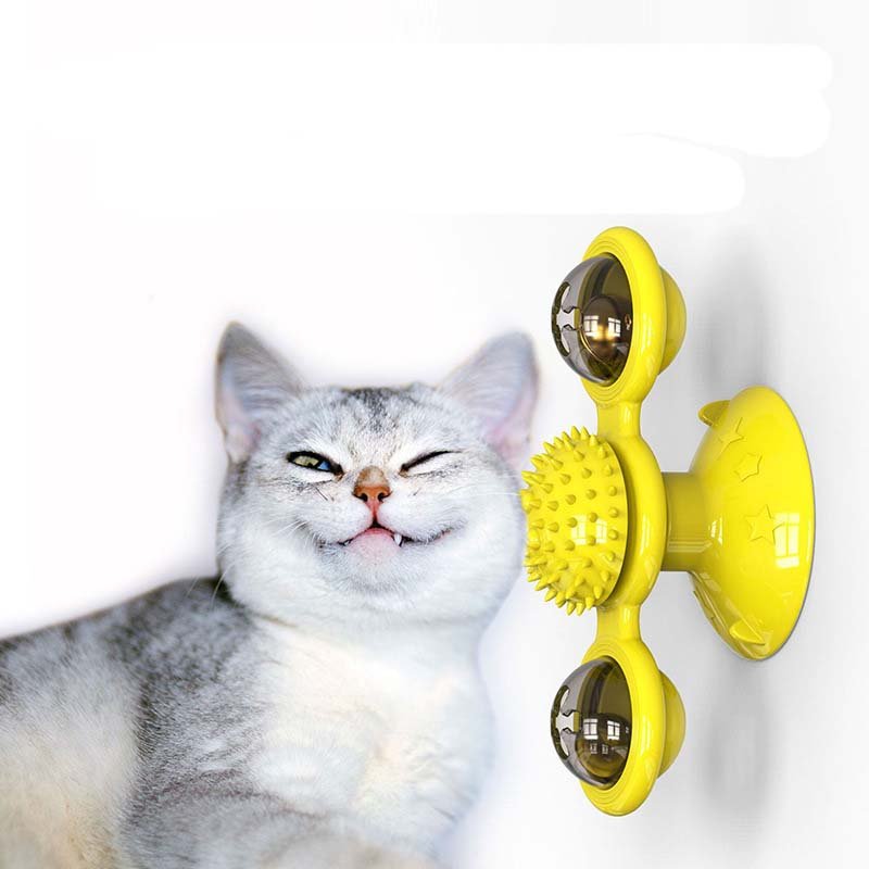 Ready Stock Wholesale & OEM Windmill Cat Turntable Toy Soft Material - Feisuo Pet