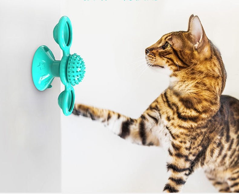 Ready Stock Wholesale & OEM Windmill Cat Turntable Toy Soft Material - Feisuo Pet