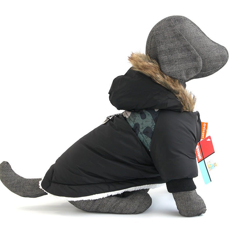 Ready Stock Wholesale & OEM Winter Jackects for Dog Warm Fleece Hoodie Coat - Feisuo Pet