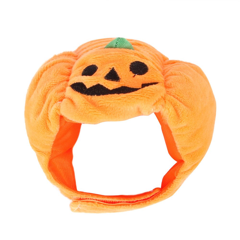 Ready Stock Wholesale Pet Funny Products Hollowen Pumpkin Hat - Feisuo Pet