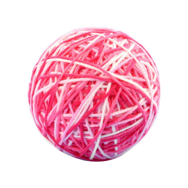 Ready Stock Wholesale Wool Ball Cat Thread Ball with Bell - Feisuo Pet