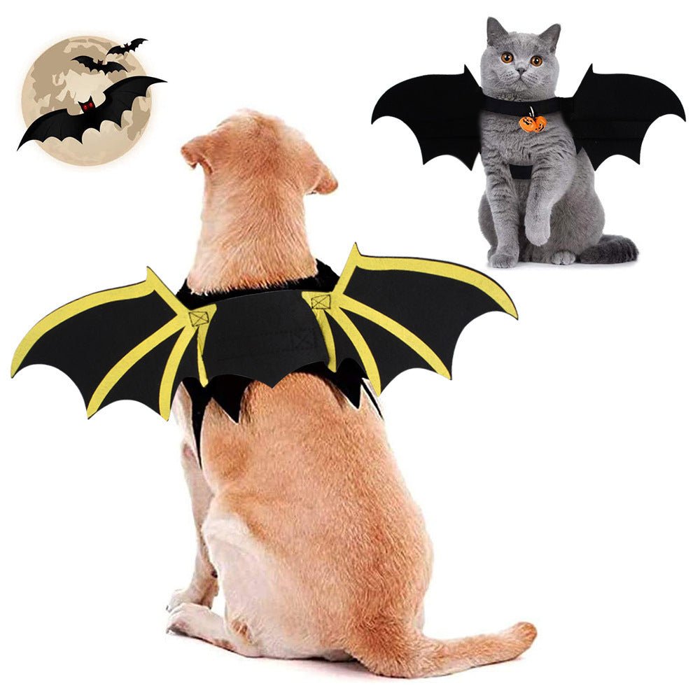 Ready Stocl Wholesale & OEM Halloween Pet Clothing Bat Wings Dog Harness | Feisuo Pet