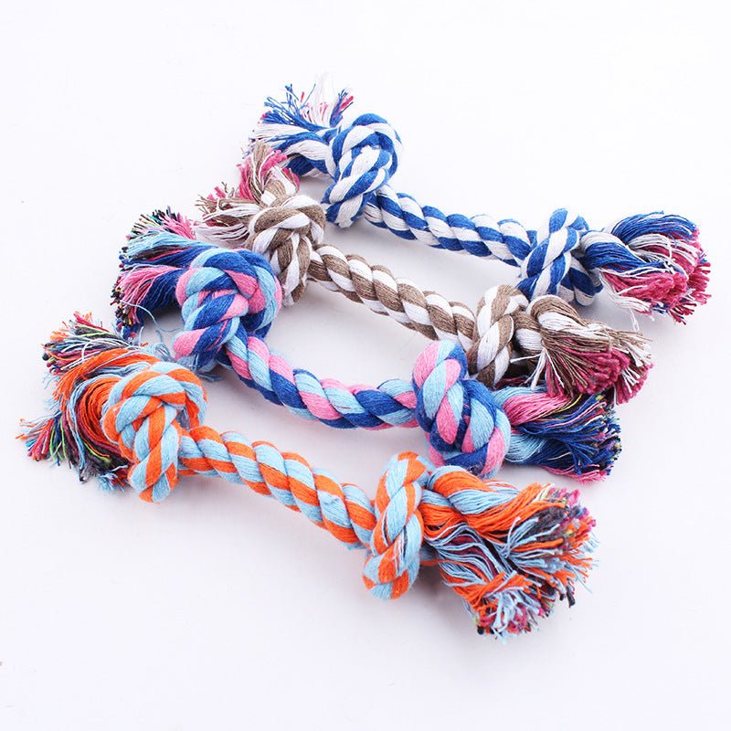 Wholesale & OEM Hot Sale Double Knot Dog Chew Interactive Dog Rope Toy - Feisuo Pet