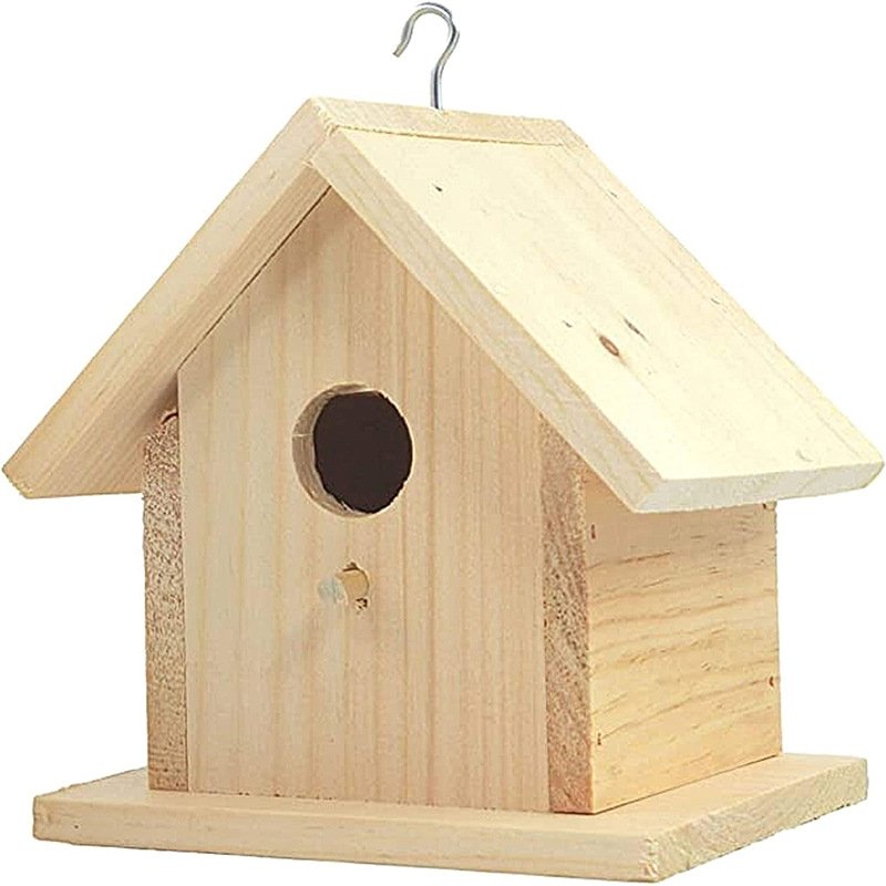 Wholesale & OEM Logo Design Handmade Wooden Bird House Cage Painting Self | Feisuo Pet