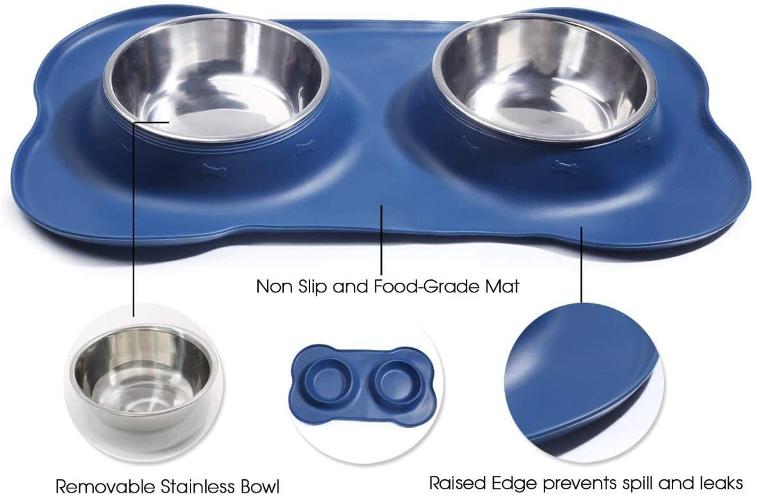 Wholesale & OEM Stainless steel pet dish by Feisuo Pet, designed for durability and ease of cleaning.