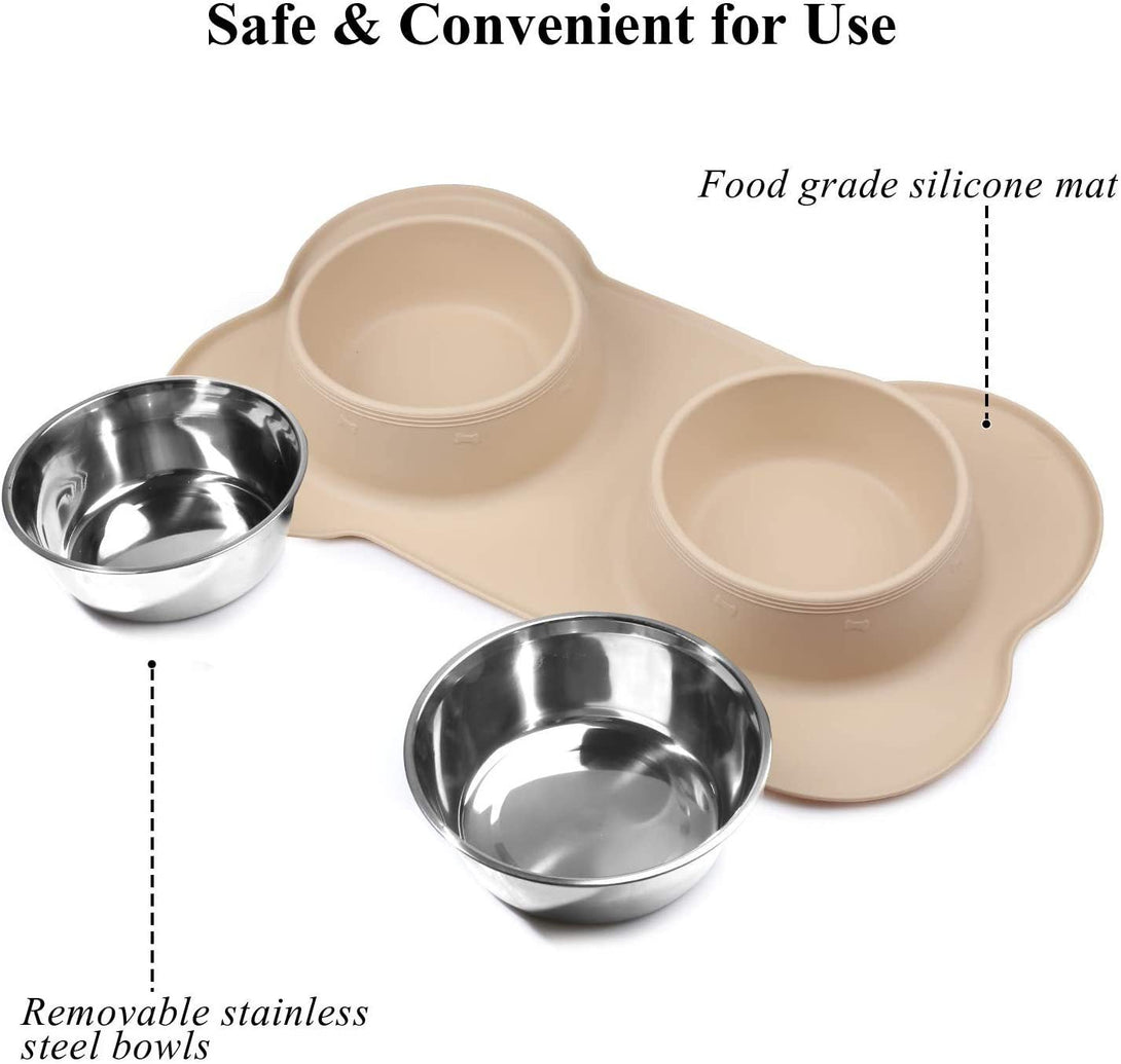 Wholesale & OEM Large stainless steel pet bowls by Feisuo Pet, ideal for larger breeds.