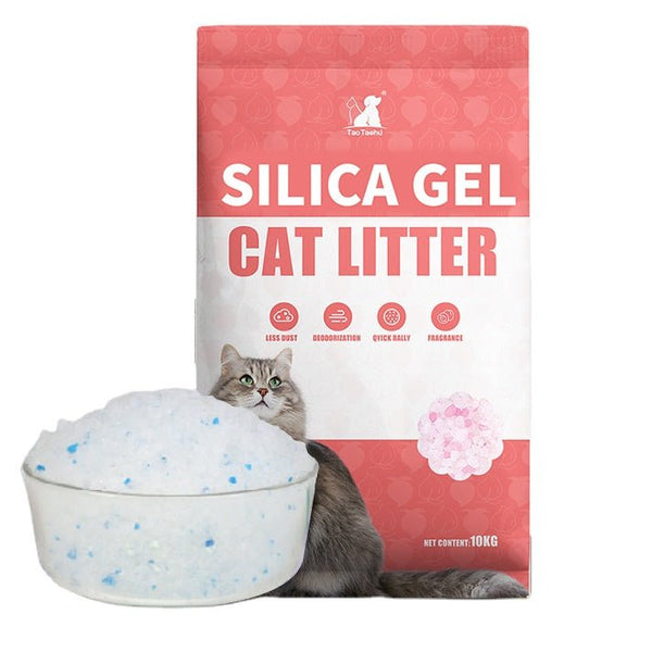 Wholesale & OEM Supported Low Dust Silica Gel Cat Litter Crystal Cat Litter | Feisuo Pet